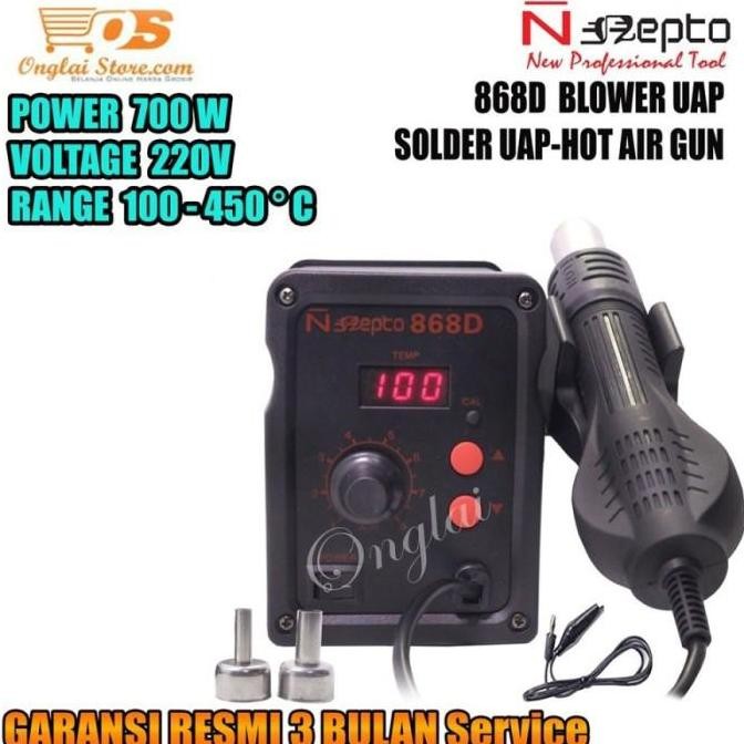 Blower / Solder Uap Nepto 868D / Blower Nepto 868D 868D /S Md Hot Air