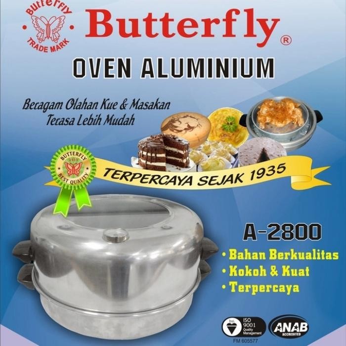 Oven Aluminium Bulat untuk Kompor LPG