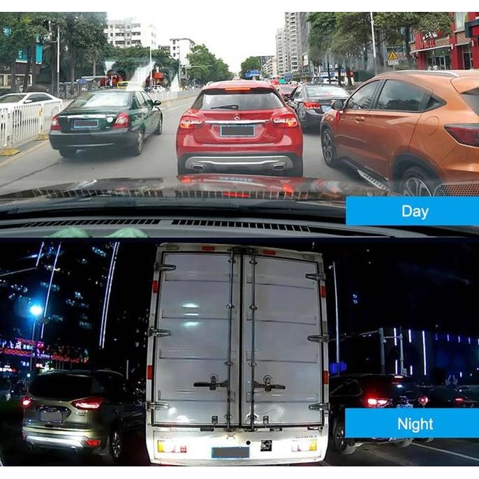GPS Dashcam JC100 atau JC200 3G Series kamera mobil live view 2 kamera