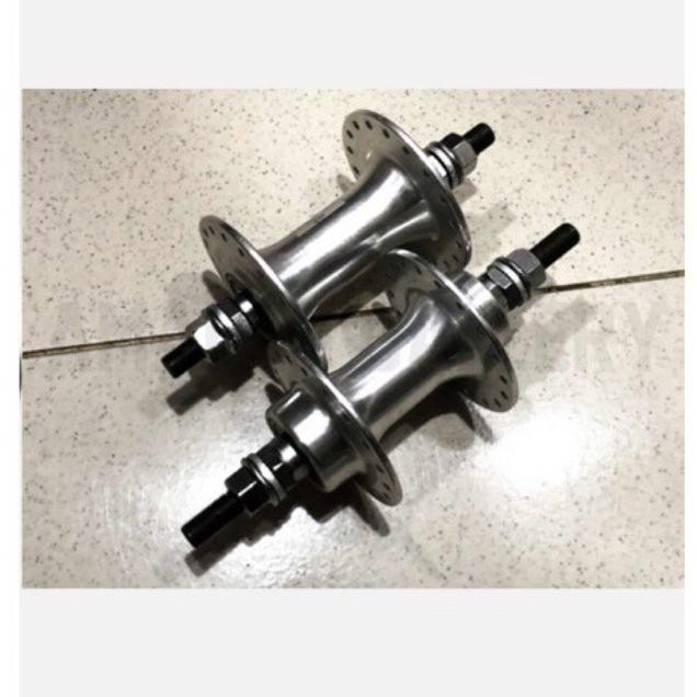 Part Sepeda Hub Bmx 36H Hub Freehub 36 Hole Dk Bmx Silver Bearing New Old Stock