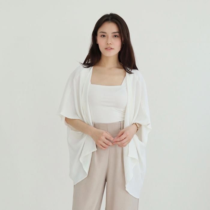 DWF Sooya Outer Cewek Blazer Wanita Lengan Pendek / Outer Lengan Pendek Wanita / Baju Atasan Wanita 