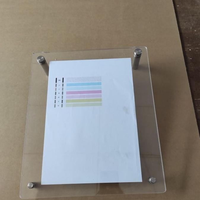 

TERLARIS - Akrilik Display Double Jepit Menu harga ukuran A4