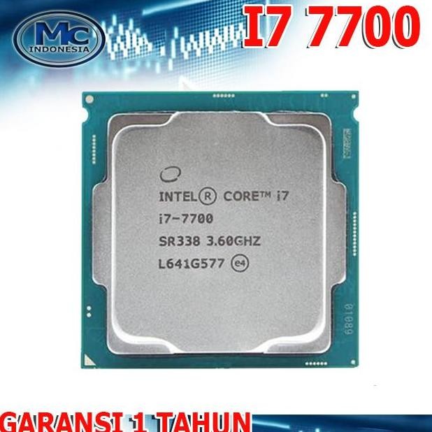 TERMURAH - Processor intel core i7 7700 / i7 7700K LGA 1151 Kaby Lake 3.60Ghz