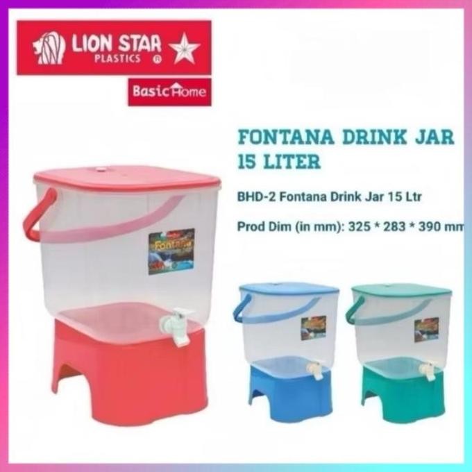 Diskon Dispenser Air Drink Jar Lion Star 15 Liter/Tempat Air Minum Dispenser 15 Liter Lion Star