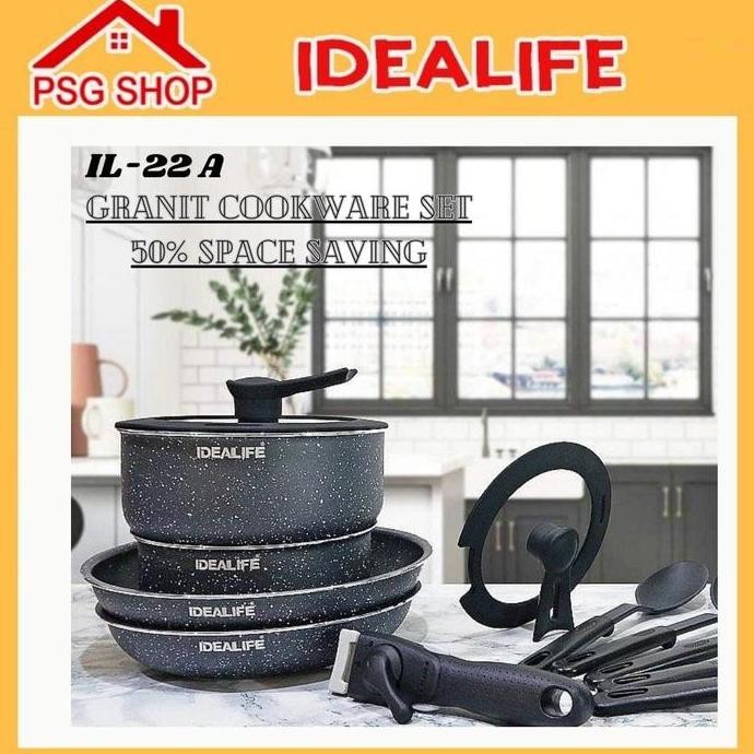 TERLARIS - IDEALIFE COOKWARE SET / PANCI SET (IL-22A)