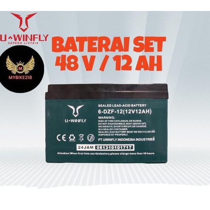 (newstore) Aki 12V Aki Sepeda Listrik Uwinfly