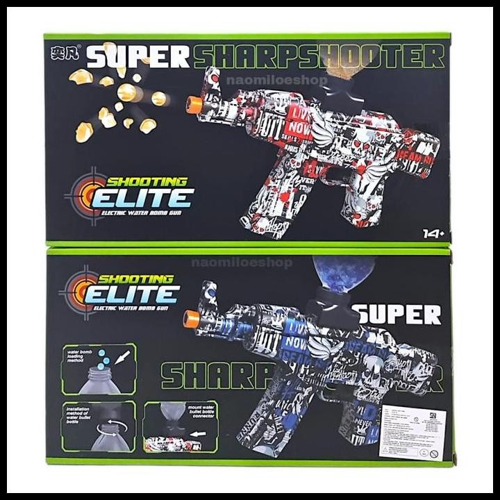 Water gel blaster gun mainan peluru gel tembakan water beads