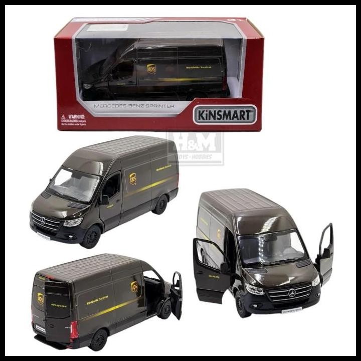 Kinsmart Mercedes-Benz Sprinter - UPS