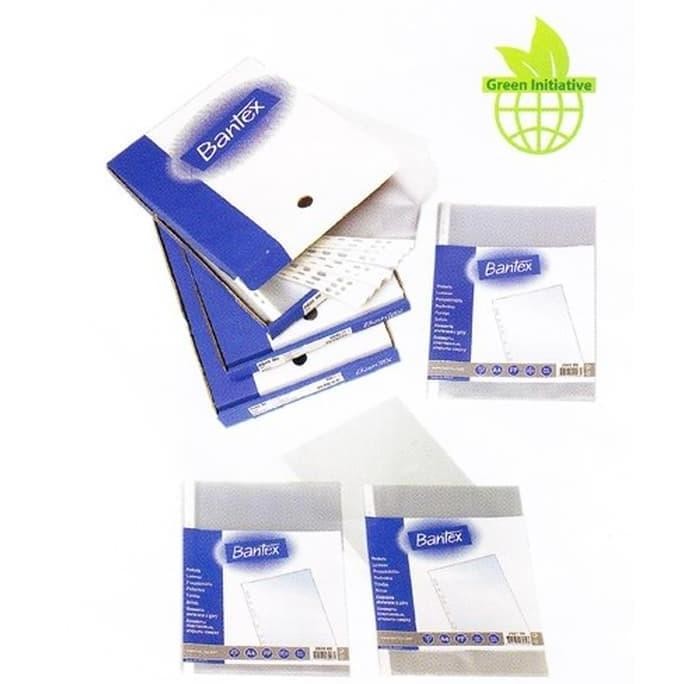 

TERLARIS - PP POCKET BANTEX 2042 SIZE A4 ANTIGLARE 0.09 MM 100 PAGES