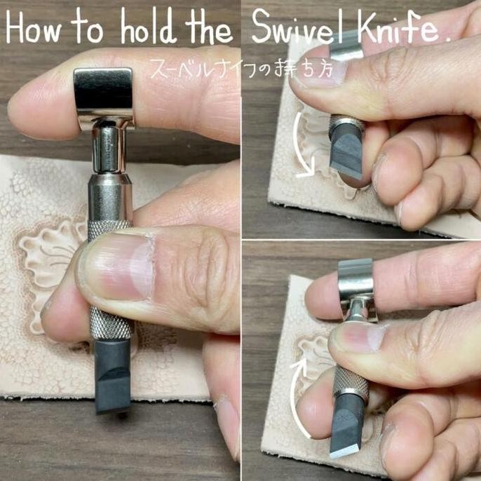 

Oka Adjustable Swivel Knife / Pcs . Leather Tools Made In Japan