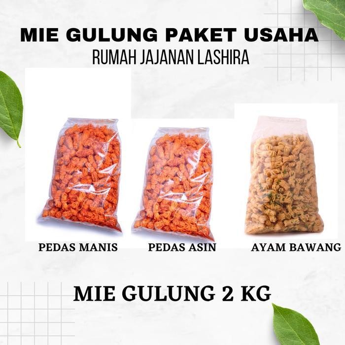 

SEDIA! MIE GULUNG SULTAN PAKET USAHA MINI 2 Kg Ayam Bawang Pedas Balado Food Msg Ori!!