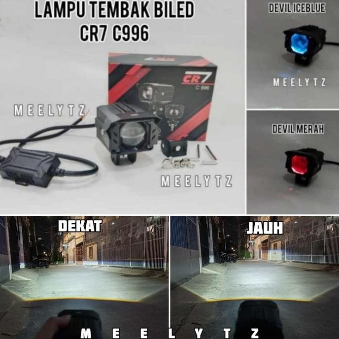 CR7 C996 - Lampu tembak LED Biled Waterproof