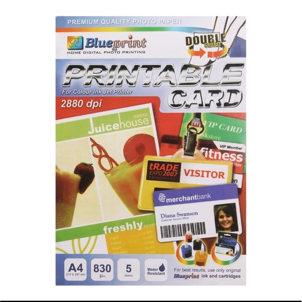 

pvc id card blue print isi 5 lembar untuk 50 kartu DiM