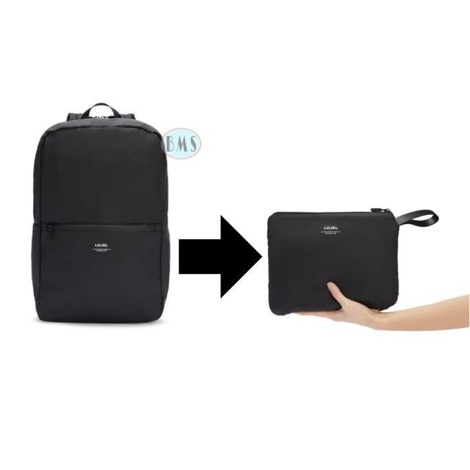 Lojel Slash Foldable Backpack Laptop - Matte Black