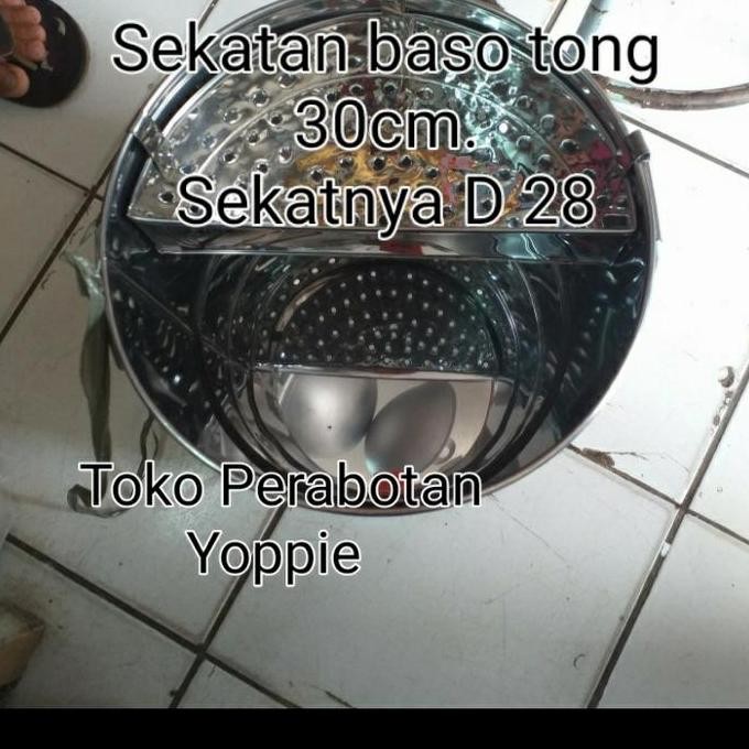 Sale Sekatan Panci Baso,Saringan Tong Baso 30Cm,Sekatan D=28Cm