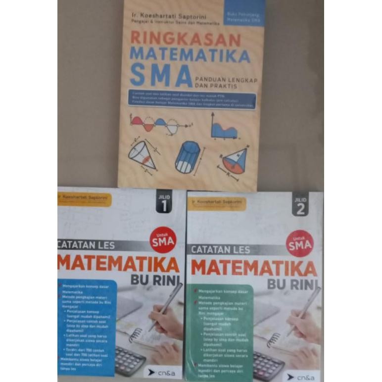 

Buku Catatan Les Bu Rini | Rangkuman Matematika SMA DiM
