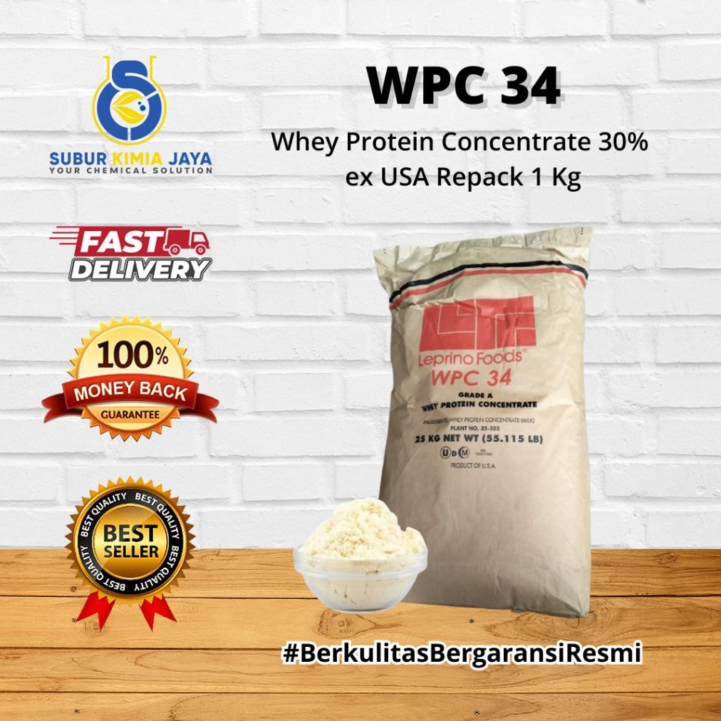 Bubuk Protein ex USA / Whey Protein Concentrate 30% 1kg DiM