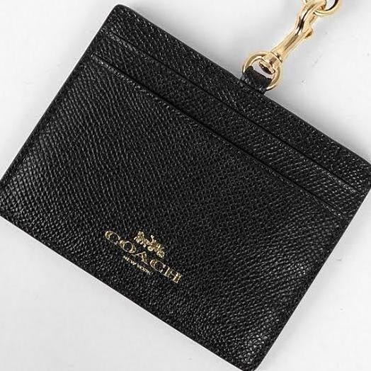 

TERMURAH - dompet id card coac* horizontal badge id lanyard black