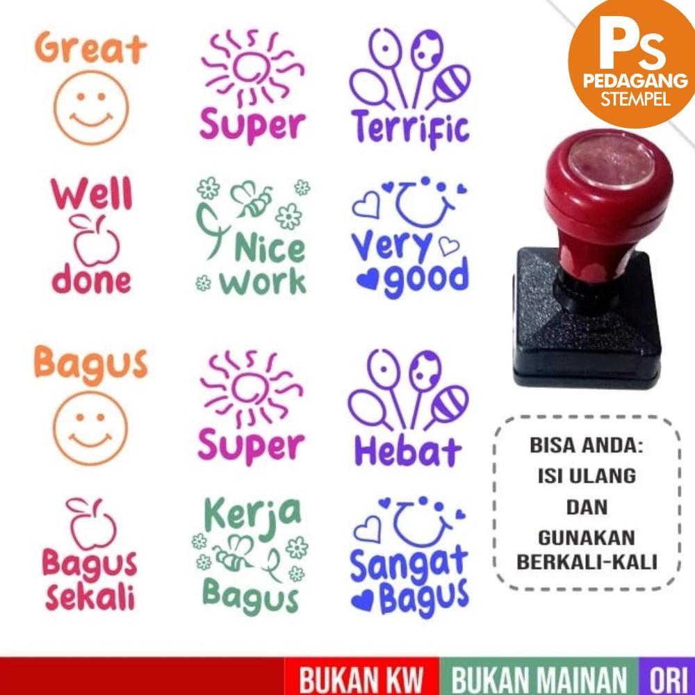 

Stempel Penilaian Guru /Tk/Paud/SD/Anak DiM