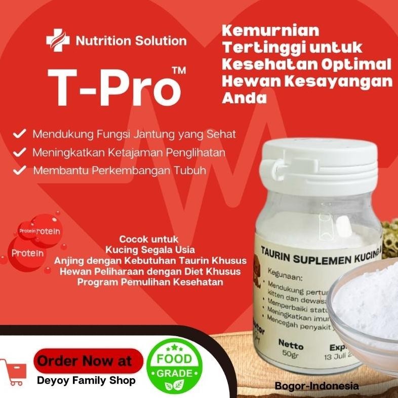 T-PRO TAURINE KHUSUS KUCING DiM
