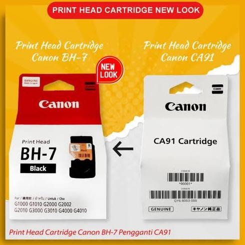 Canon Print Head Cartridge Bh-7 Hitam & Ch-7 Warna Original Untuk Canon G1010, G2010, G1000, G4010, 