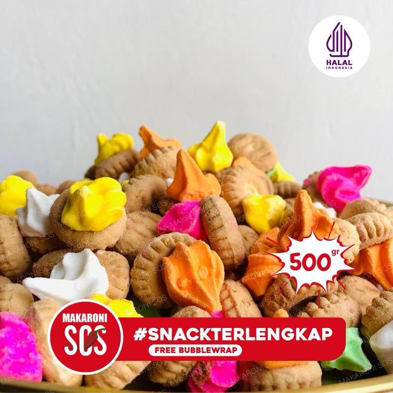 

Bunga Gem Danes 500Gr | 1/2Kg Kue Bunga Gem Manis Biskuit Jadul Berkualitas