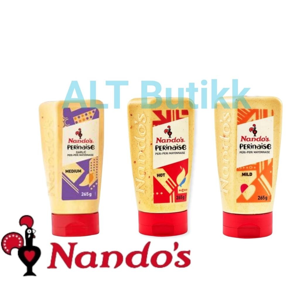 

READY STOCK NANDO'S PERINAISE 265 GRAM | PERI PERI MAYONAISE NANDOS