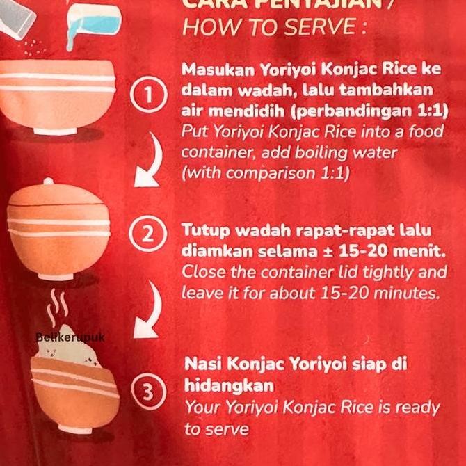 

Yoriyoi Beras Porang Shirataki Konjac 300G Sehat Diet Rendah Kalori