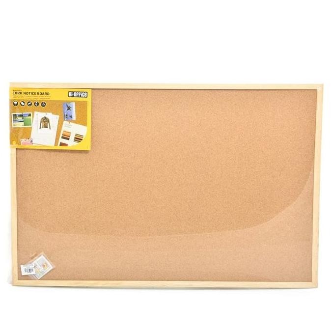 

TERMURAH - Bi-Silque Cork Board Papan Buletin 90x60 Cm