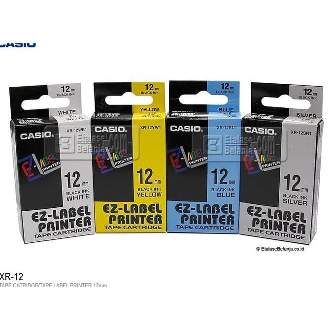 

Casio Xr-12 - Tape Label Printer 12Mm New Stok