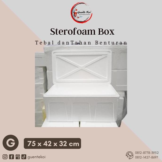 new  Sterofoam Box / Box Styrofoam / Styrofoam Gabus / Sterofoam Ikan Koi