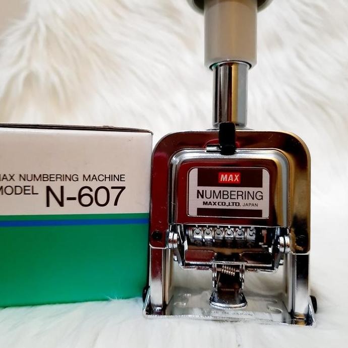 

NEW MAX NUMBERING MACHINE N-807 / 8 DIGIT