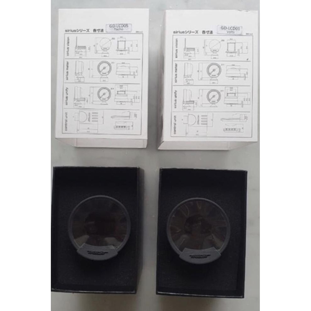 Gauge Meter Greddy Sirius Digital Volt - Rpm
