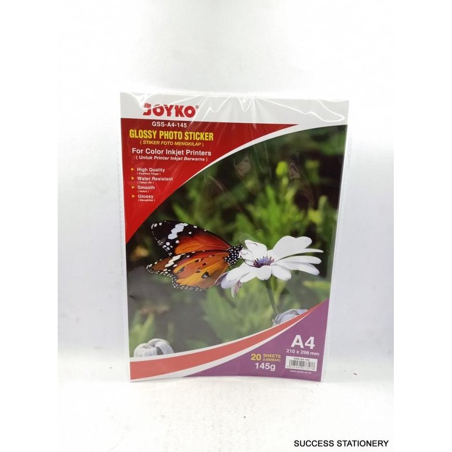 

new !!! JOYKO GLOSSY STICKER GSS A4 145