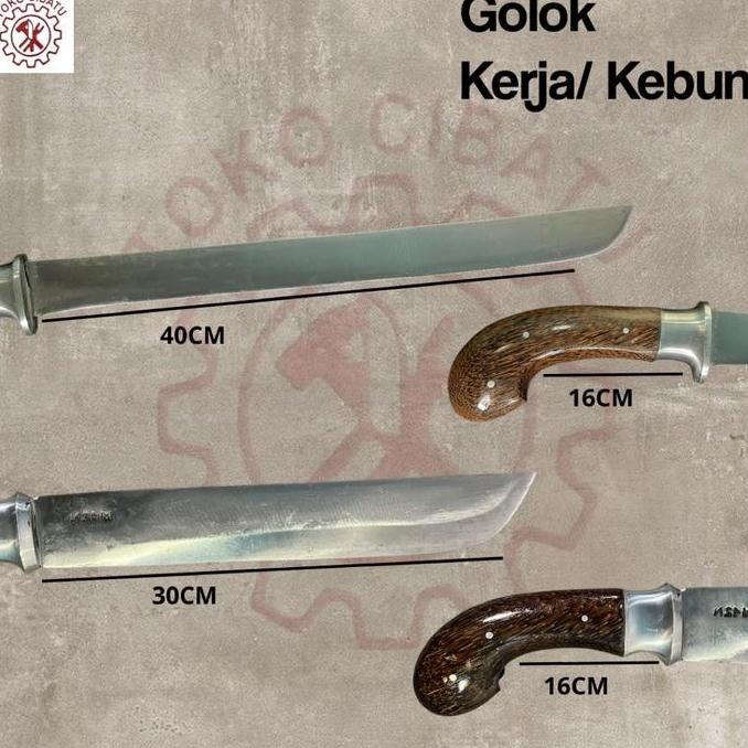 Golok Duralium Aren Kerja dan Kebun dari Baja Per