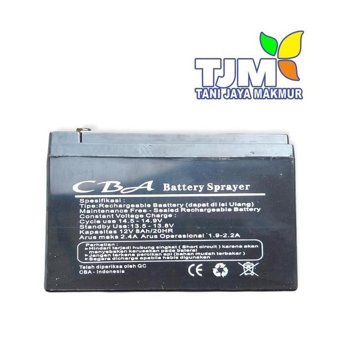 SPAREPART AKI BATERAI CBA/BATTERI SPRAYER ELEKTRIK CBA GENUINE/AKI
