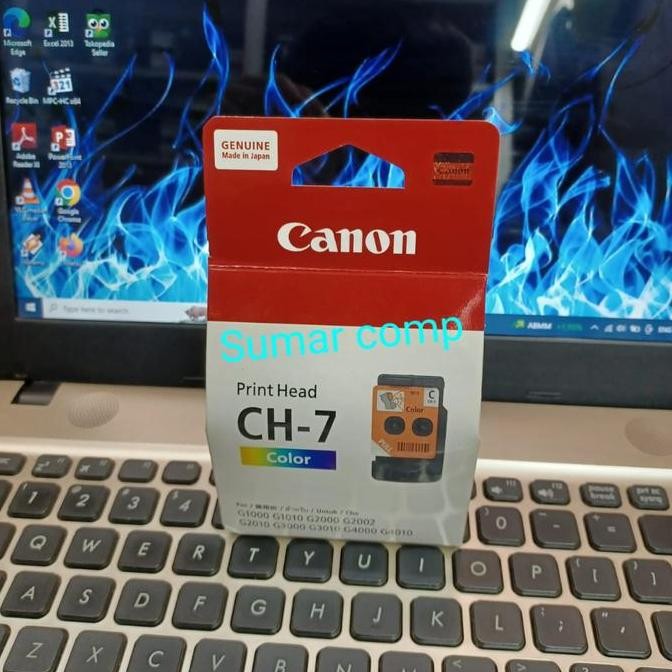 Print Head Canon Bh-7 Black Print Head Canon Ch-7 Colour Original New Stok
