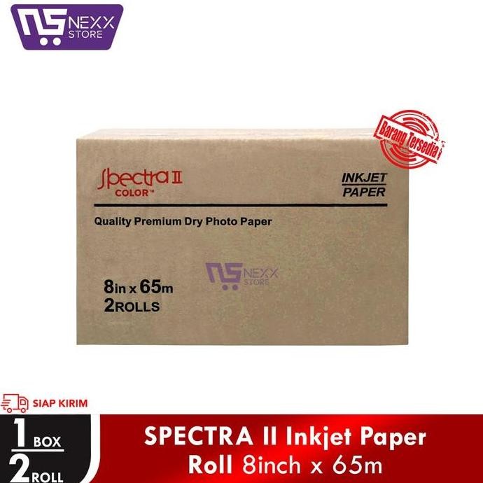 

new !!! SPECTRA II Inkjet Paper ROLL - 8 in x 65M
