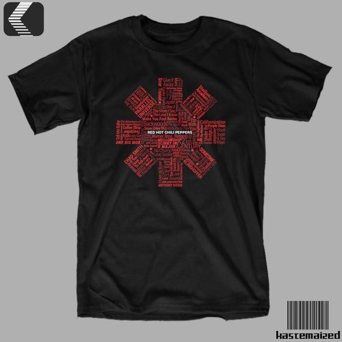 

Kaos Band RED HOT CHILI PEPPERS RHCP - WORDS