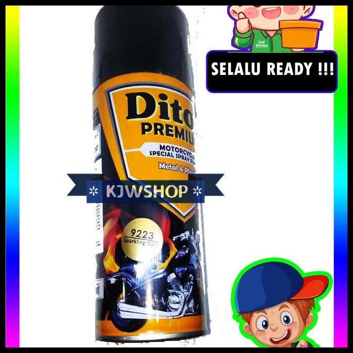 BEST DEAL DITON PREMIUM 9223 SPARKLING GOLD EMAS METALIK METALIC GOLD 9223 CAT SEMPROT DITON PREMIUM