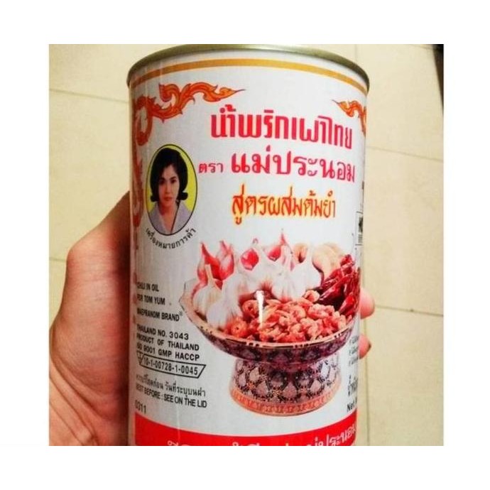 

Mae Pranom Chili in Oil for Tom Yum 900g Bumbu Masak Thai Tom Yam