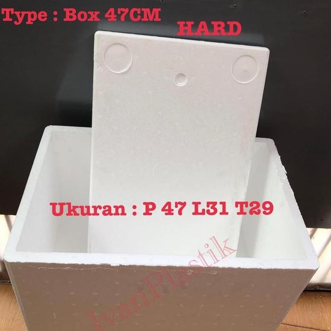 

new !!! Stereofoam Box 47 cm HARD / Styrofoam Box 47 Benur Kualitas Hard