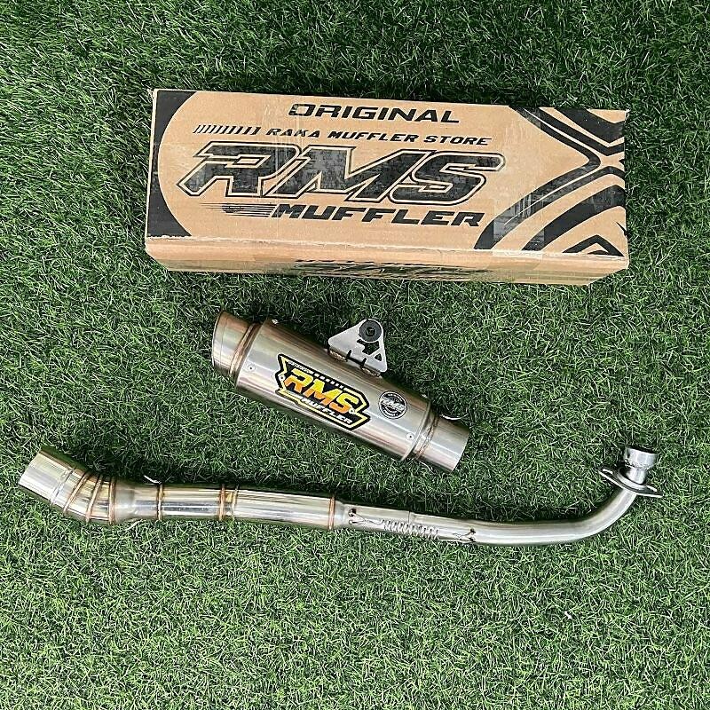 RPM Knalpot RMS racing Fulset All bebek Vega/Jupiter/Supra/Karisma/Blade/Soghun/Smas dll