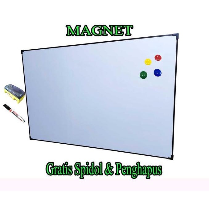 

papan tulis whiteboard 80x120cm