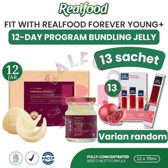 

Realfood Forever Young Plus 12 Jar Fully Concentrated Dengan Kolagen
