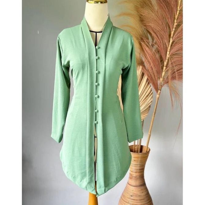 Kebaya Tunik Kartini Panjang Muslim Terlaris Atasan Kebaya Modern Bali Termurah Terbaru Polos Simpel