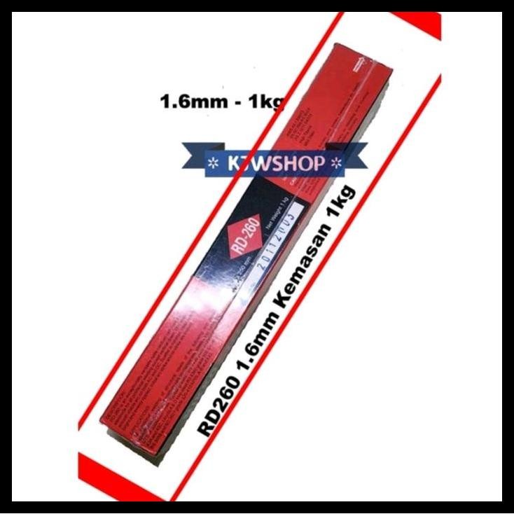 TERMURAH KAWAT LAS BESI 1.6MM DOS 1KG KAWAT LAS BESI 1,6MM KAWAT LAS BESI RD260 1.6MM NIKKO STEEL RD