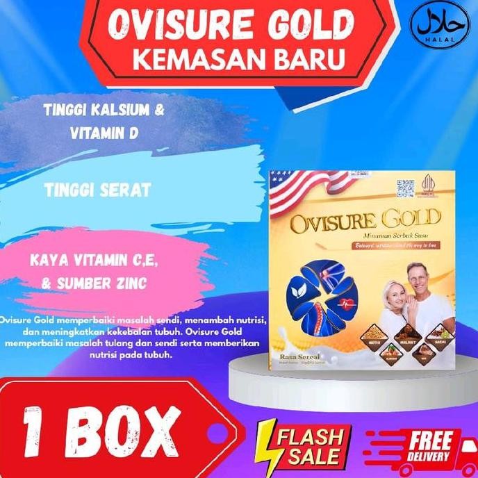 

BEBAS ONGKIR - OVISURE GOLD SUSU TULANG SENDI ORIGINAL AS BPOM| -1 BOX