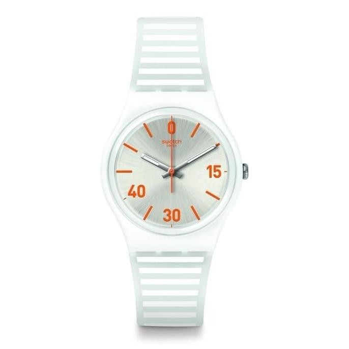 JAM TANGAN WANITA SWATCH GZ302 PUTIH ORIGINAL MURAH GARANSI RESMI
