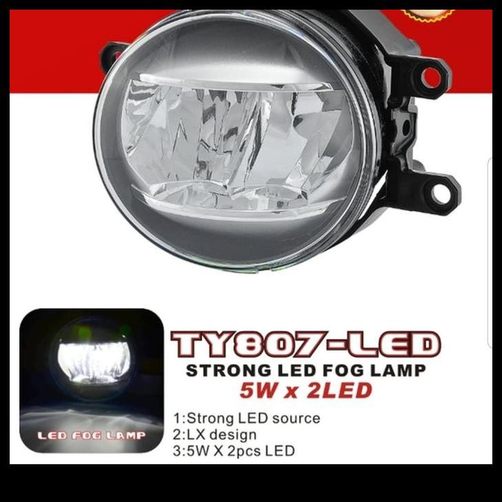 TERBARU FOG LAMP LAMPU KABUT BOLAM LED OEM TOYOTA AVANZA DAN LAINYA+SOCKET 